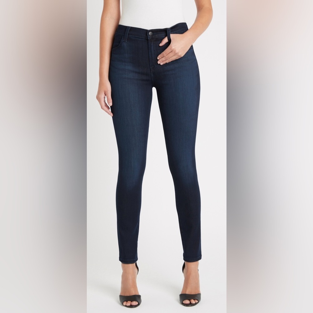 J Brand Maria High Rise Skinny Jeans in Concept Indigo